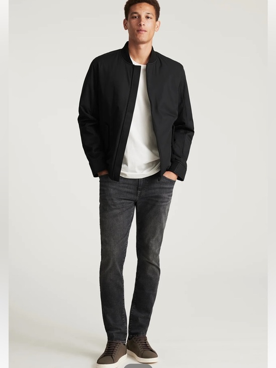 Mavi Other - Mavi White Edge Men's Jake Slim Straight Jeans in Washed Grey 34/34 Whiskering